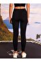 Women's Elastic Waist Plain Sports Leggings (S2) - 5