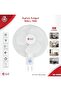 مروحة حائط 45.0 واط DLC-1640W بيضاء - 3