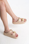 Teflaema Women's Slippers 001222   Beige - 3