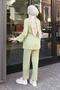 Ribbed Detailed Suit Mint Green - 5