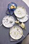 Grazia 4 Pieces 21 cm Cake Plate