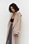 Femme Gray Oversize Trench Coat - 5