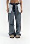 Remain Dark Blue Reverse Jean Trousers - 3