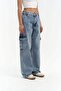 Montes Blue Cargo Jean Trousers - 3