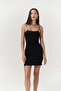Sunrise Black Low-Cut Back Short Knitwear Dress - 7