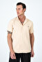 Men's Slim Fit Slim Fit Short Sleeve Breathable Knitted Texture Summer Men's Shirt - 8