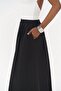 Ivory Black Parachute Skirt - 7