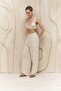 Rowena Rope Detail Beige Pants