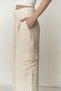 Gloria Boxer Detailed Beige Trousers - 7