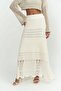 Maje Beige Knitwear Skirt - 3