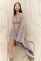 Coachella Gray Crop Dress Suit - 3