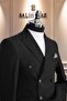 Suit Double Breasted Slimfit Black Sd42160 - 4