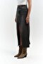 Arket Waist Detail Smoked Jean Skirt - 4