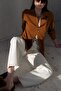 Morrow Wooden Button Detail Tile Shirt - 4