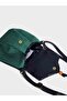 Mint Green Women's Gray Cross Strap Shoulder Bag - 4
