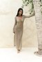 Seychelles Wooden Ring Detail Taupe Knit Dress