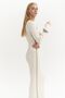 Aston Stripe Detail Beige Knitwear Dress