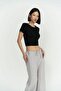 Paris Gray Basic Trousers - 8