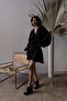 Grace Black Muslin Dress - 3