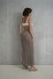 Yolanda Rope Detail Mink Knitwear Skirt - 4