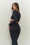 Corsy Ring Detail Anthracite Crop Skirt Set - 6