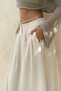 Alwi Beige Loose Skirt - 5