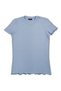 Navy Cotton Corduroy Short Sleeve T-Shirt and Shorts Women's Pajama Set - 4