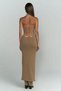 Cintia Backless Mink Knitwear Dress - 4