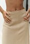 Samir Filthy Detail Khaki Linen Skirt - 4