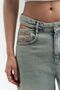 Oldwin Dirty Gray Vintage Print Detail Jeans Pants - 7