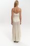 Hand Lace Beige Long Dress - 3