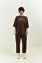 Manno Coffee T-Shirt Tracksuit Set - 2