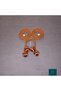 4 Bulk Copper (109) Cinnamon Silk String Wrap Fund Tulle Double Curtain Ceiling Tie Accessory - 2
