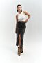 Arket Waist Detail Smoked Jean Skirt - 7