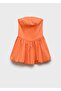 Short Dress with Balloon Effect - 3