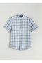 Lcwaikiki Classic Regular Fit Short Sleeve Plaid Men's Shirt (S5)