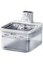 Battery Operated Cat Water Fountain Stainless Steel, 84oz/2.5L Fursink Wireless Pet Water