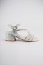 Girls' Silver Color Evening Dress Shoes Children's Evening Dress Shoes Girls' Evening Dress Shoes New Season 2025 - 2