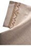 Embroidered Sleeves Shirt Shorts Linen Set 2-7 Years Natural - 4