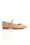 '' Nükhet'' Ballerina Round Toe Closed Helmet Flat Sole Orthopedic New Season - 8