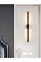 شمعدان حائط LED مزخرف حديث، قضيب طويل LED فردي، ضوء نهاري 80 سم - 2