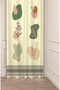 Bohemian Vase Flower Leaf Pattern Special Design Digital Printed (Single Wing) Soft Modern Stylish Background Curtain