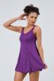 Women's Dress Swimsuit with Shorts Wide Straps One Piece Swimsuit with Shorts - 6