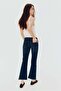 Flared Low Ankle Jeans - 7
