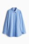 Oversized poplin shirt