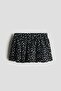 Tiered foldover-waist skirt
