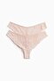 2-pack lace Brazilian briefs