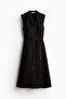 Tie-belt wrap dress