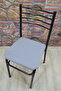 4 Iron Chair Covers Lakos Fabric - 4