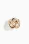 Knot-look ring